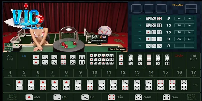 Quy trình chơi tài xỉu